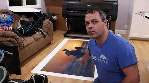 Breathing Color varnish testing on a 70"x34" print