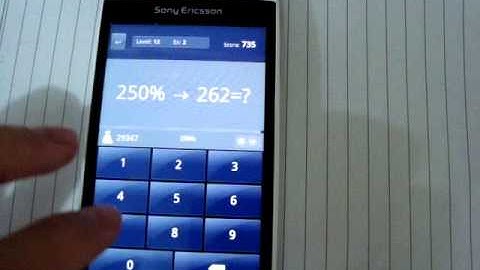 Math Tricks - Single game - To the bitter end - level 13 (Number Keyboard)