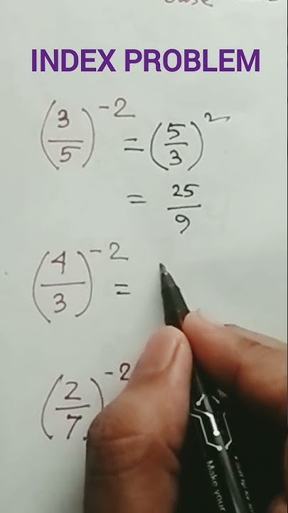 INDEX PROBLEM | INDEX MATH | INDEX MATH TRICK #shorts - YouTube