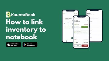 How to Link Inventory to Notebook in Kauntabook – Step-by-Step Tutorial