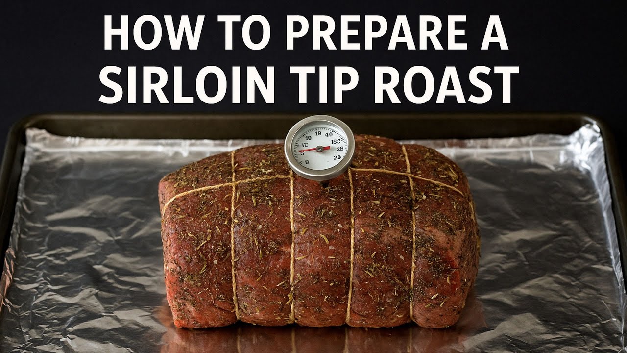 How To Prepare A Beef Sirloin tip roast - YouTube