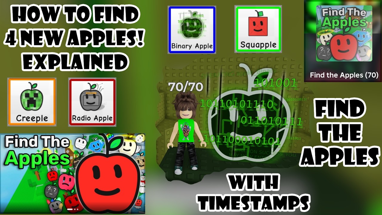 Squapple, Creeple, Radio and Binary Apple! EXPLAINED 