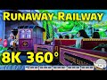 8K 360° Mickey & Minnie's Runaway Railway | Hollywood Studios | Walt Disney World