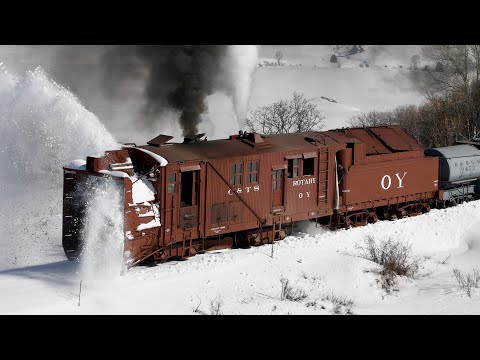 Steam Train Rotary Snow Plow