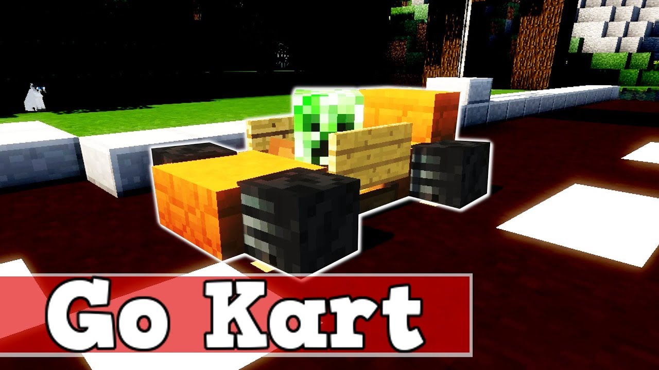 Wie Baut Man In Minecraft Ein Auto Wie baut man ein Go Kart in Minecraft | Minecraft Auto bauen deutsch