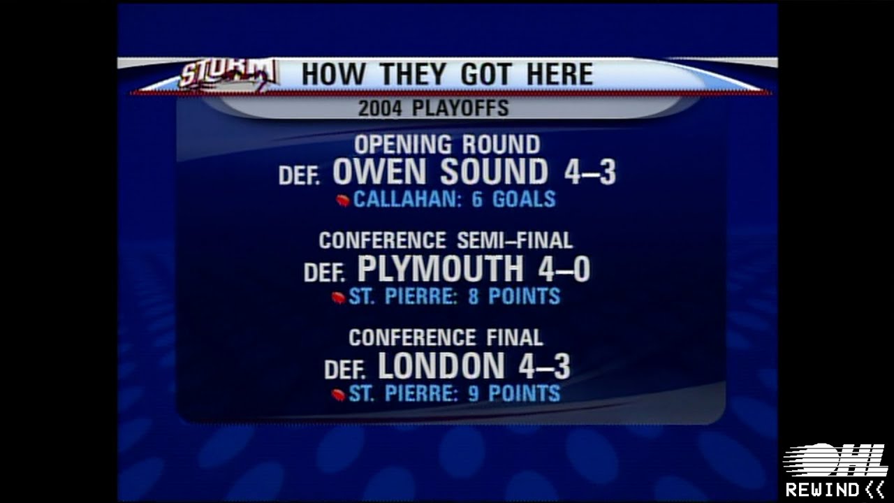 OHL Rewind - Friday Night Hockey: Guelph Storm @ Mississauga IceDogs - May 5th 2004 - Game 4 OHL FNL