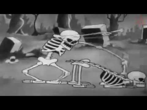 Scary spooky skeletons electronic techno remix