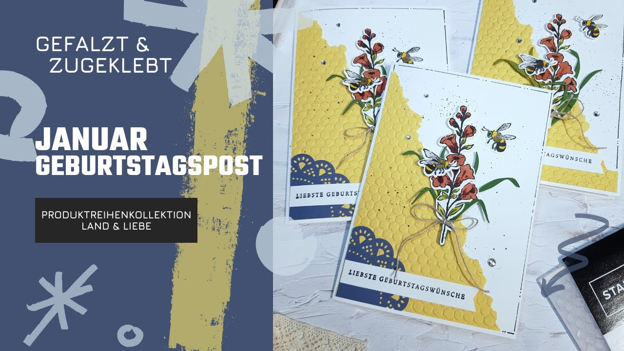 Produktreihe Land & Liebe #bienenliebe #landsegen #landundliebe #stampinup