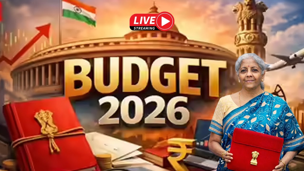 LIVE : Union Budget 2026 | 01-02-2026 - YouTube