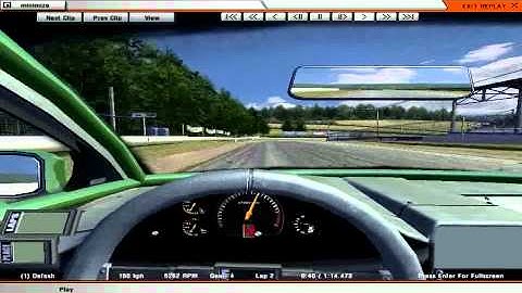 rFactor: Hot lap on Toban Raceway