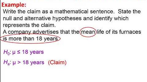 Elementary Statistics Chapter 8 - Introduction Hypothesis Testing Part 1   Lesson 1