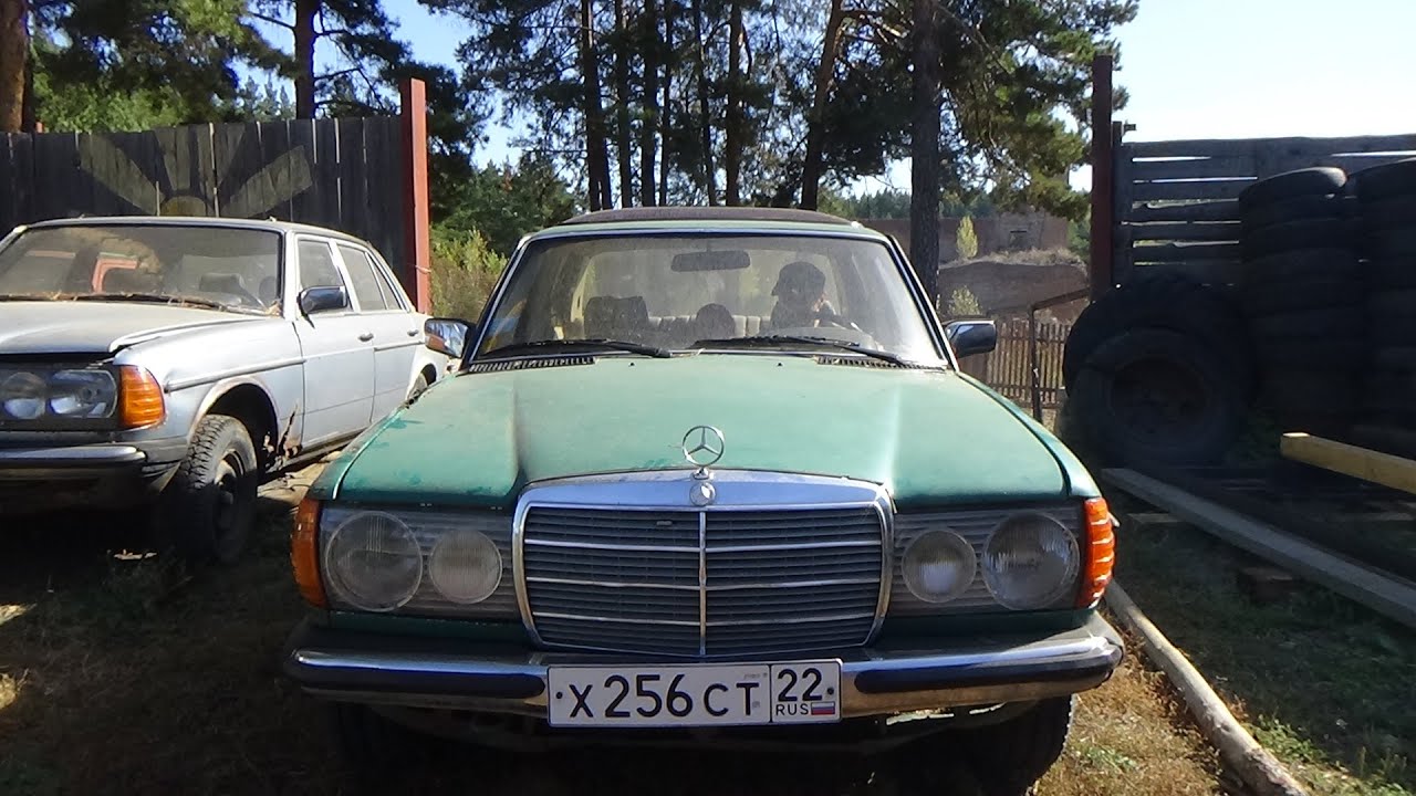 Поездка за грибами на 123 Мерседесе 3 л дизель.
