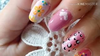 Easy nail art using hair pin | Yani