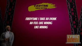 Video thumbnail of "Nadia Batson - Everytime (2024 Soca Lyric Video)"