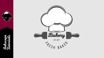 Inkscape Tutorial: Create a Vector Chef Hat Bakery Logo (Episode #29) @ Ardent Designs