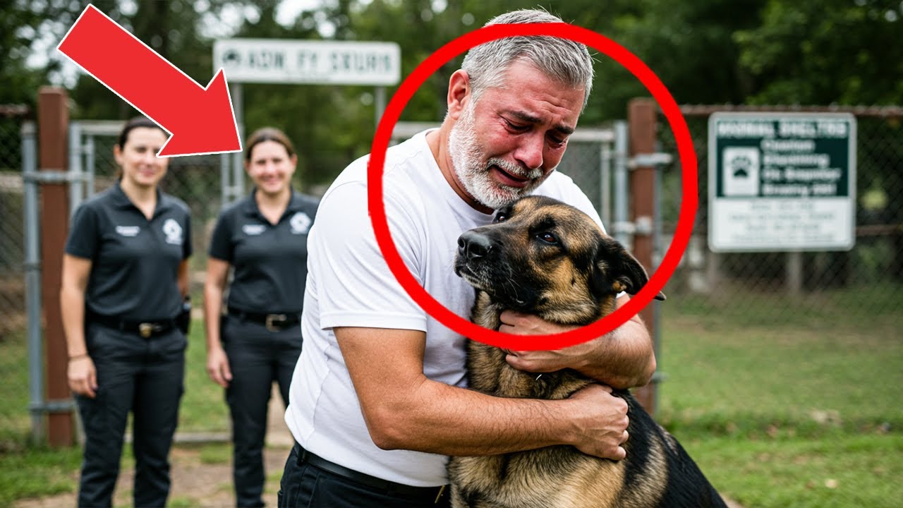 Old Man Comes to Say Goodbye to Shelter German Shepherd — But the Dog’s  Reaction Brings Everyone to