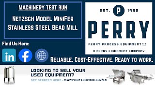 Netzsch Model Minifer Stainless Steel Bead Mill- 04