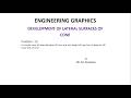 DEVELOPMENT OF LATERAL SURFACES SOLIDS- CONE