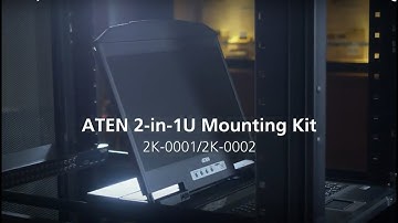 How to install your ATEN 2-in-1U Mounting Kit