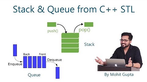 Inbuilt Stack  & Queue from C++ STL || By Mohit Gupta