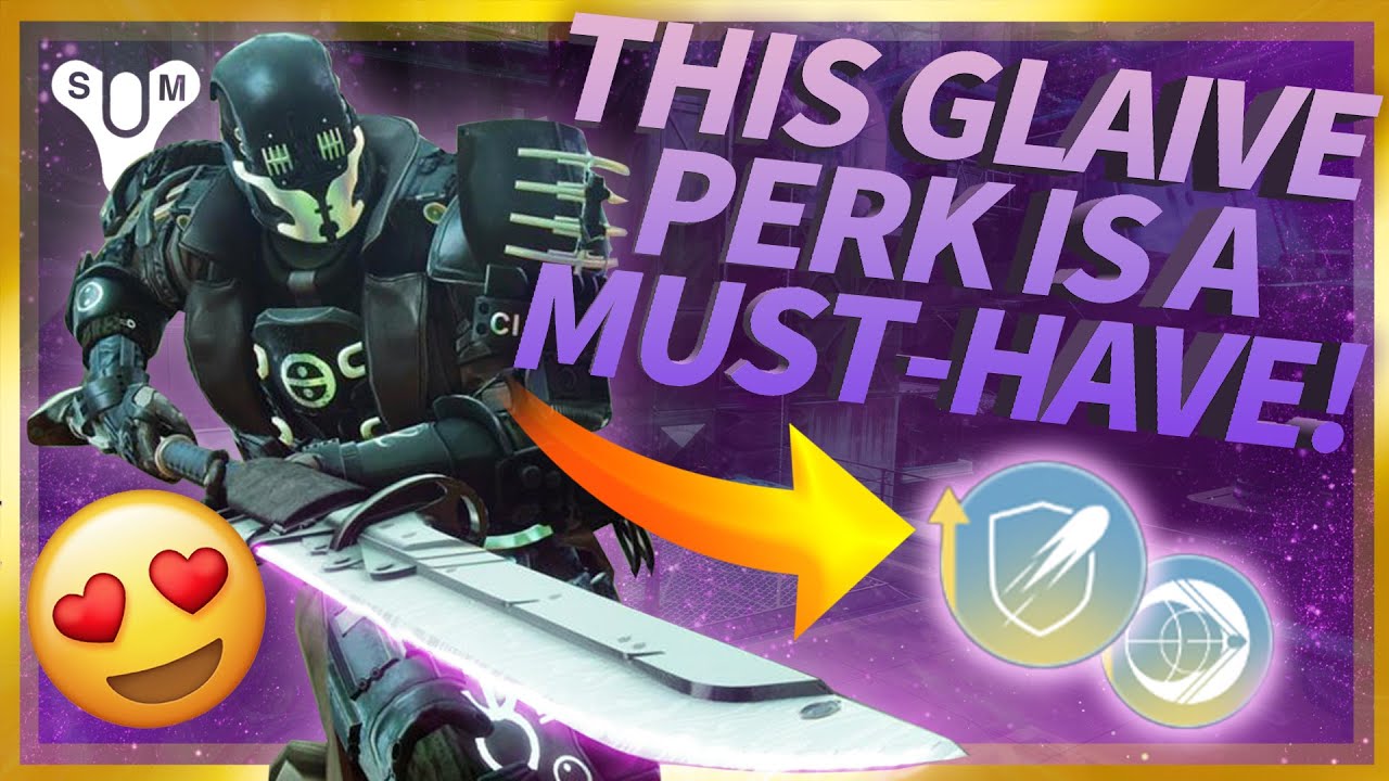 Try these perks if you think GLAIVES are BAD! - Destiny 2 PvP ...