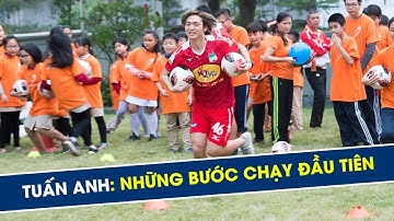 Những bước chạy đầu tiên trên thảm cỏ xanh của Nguyễn Tuấn Anh trong màu áo HAGL | HAGL Media