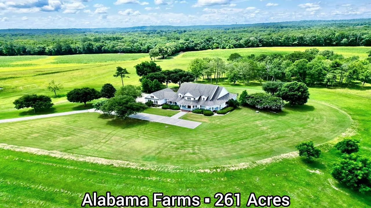 Alabama Farmhouses For Sale | 261+Acres | Turnkey Homes Investmwnt |Alabama Land For Sale