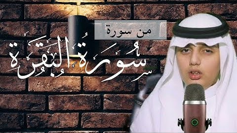من سورة البقرة|القارئ علي عبد السلام اليوسف|تلاوة هادئة تريح القلب|صوت هادئ 💤