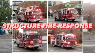CFD | Multiple fire trucks responding code 3 to a possible structure fire!