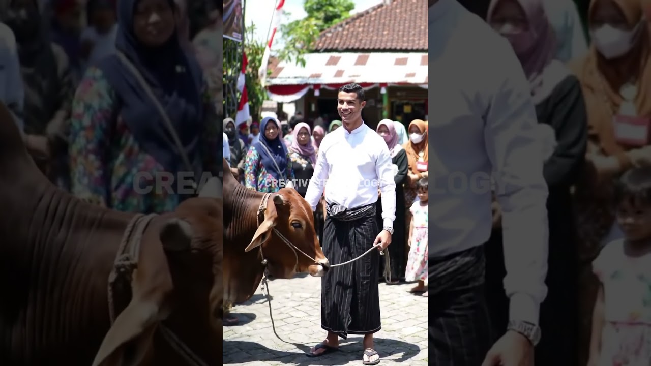 "Cristiano Ronaldo Celebrates Eid al-Adha in Indonesia!"