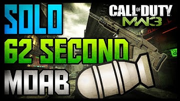 MW3 MONDAY: *SOLO* 62 Second M.O.A.B On Bootleg!