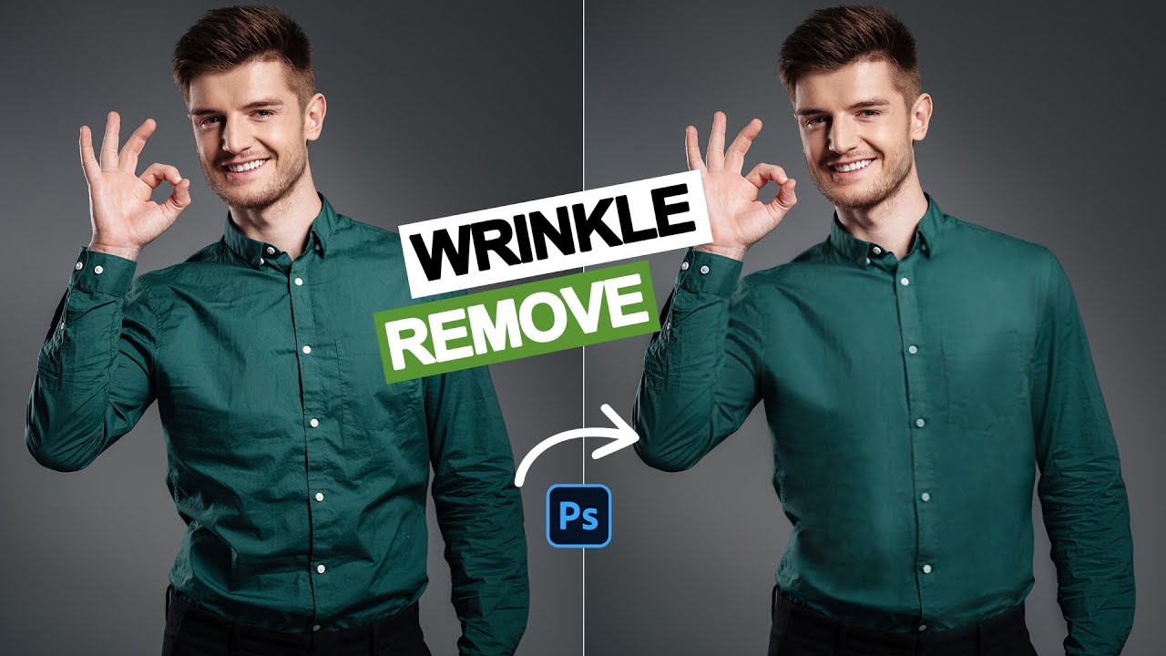 How to Remove Wrinkles From Clothes in Photoshop | Using Frequency Separation