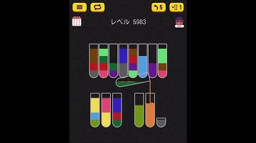 Water sort puzzle level 5983