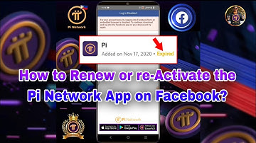 How to Renew or re-Activate the PiNetwork App on Facebook | PiNetwork Facebook Login Problem Solved.