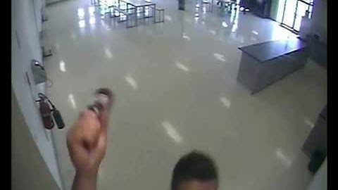 Raw Video: Raid on Vending Machine