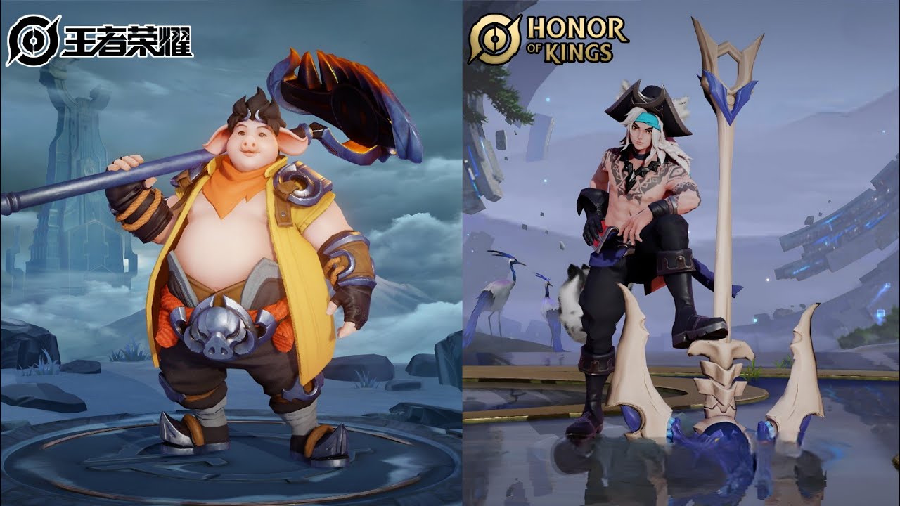 Honor of Kings Hero Comparison  Global vs Chinese Version 