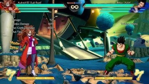 DRAGON BALL FighterZ Android 21 lab coat rejump combo