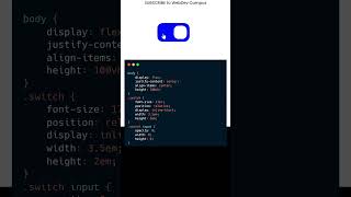 Creative Toggle Button Animation using HTML CSS