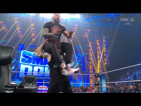 Kevin Owens Appears By Surprise And Attacks Roman Reigns WWE SmackDown January 20 2023