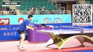 Ma Long Serve Technique Slow Motion 2016 | Table Tennis