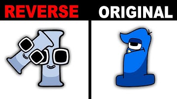 Alphabet Lore Reverse Vs Original New Number Lore (9-0) (animation)