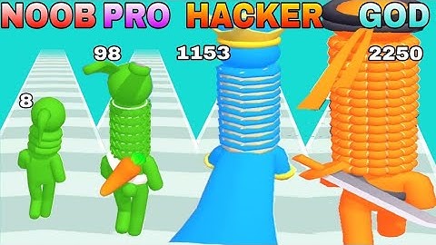 LONG NECK RUN || NOOB vs PRO vs HACKER vs GOD|| Gameplay Walkthrough