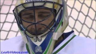 Maple Leafs @ Canucks - Luongo Gets Hit - Green Men Waffles - 101218