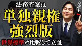 【共同親権】(いい意味で)外圧に屈しろ！／法務省案=単独親権"強烈版"を立証