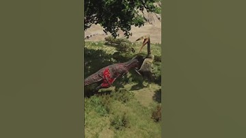 Path of titans pycno under attack #dinosaur #gaming #dinofight #pathoftitans #carnotaurus #fight