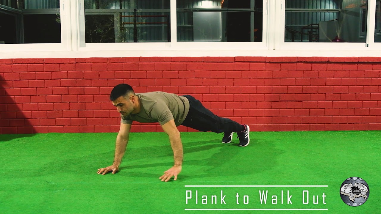 How to do a Plank to Walk Out - YouTube