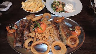 64oz Steak Challenge Judge Roy Bean's MEATY Platter - Food Challenge