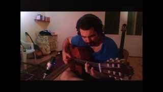 Fretless Guitar Emprovisation from Hijaz Maqam D Frat Kaya