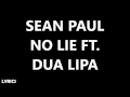 Sean Paul feat. Dua Lipa - No Lie (SOUND BASS & DJ Oxi Bootleg) + DOWNLOAD