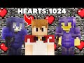 How I got 1024 HEARTS on this MINECRAFT SMP